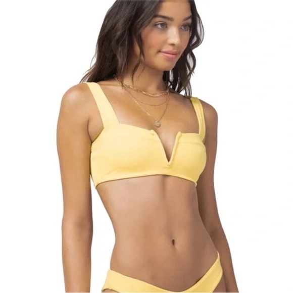 l*space Other - NWT Yellow Bikini Top & Matching Bottom